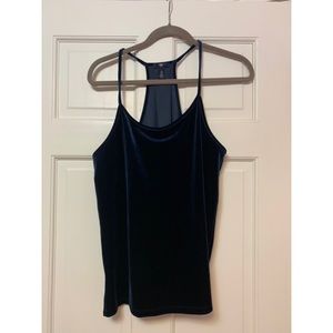 GAP Navy Velvet Tank Top